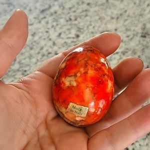Made in Italy alabaster egg handcrafted